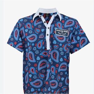 Trailer Park Golf Club POLO - TENNESSEE BANDANA Sz 3XL